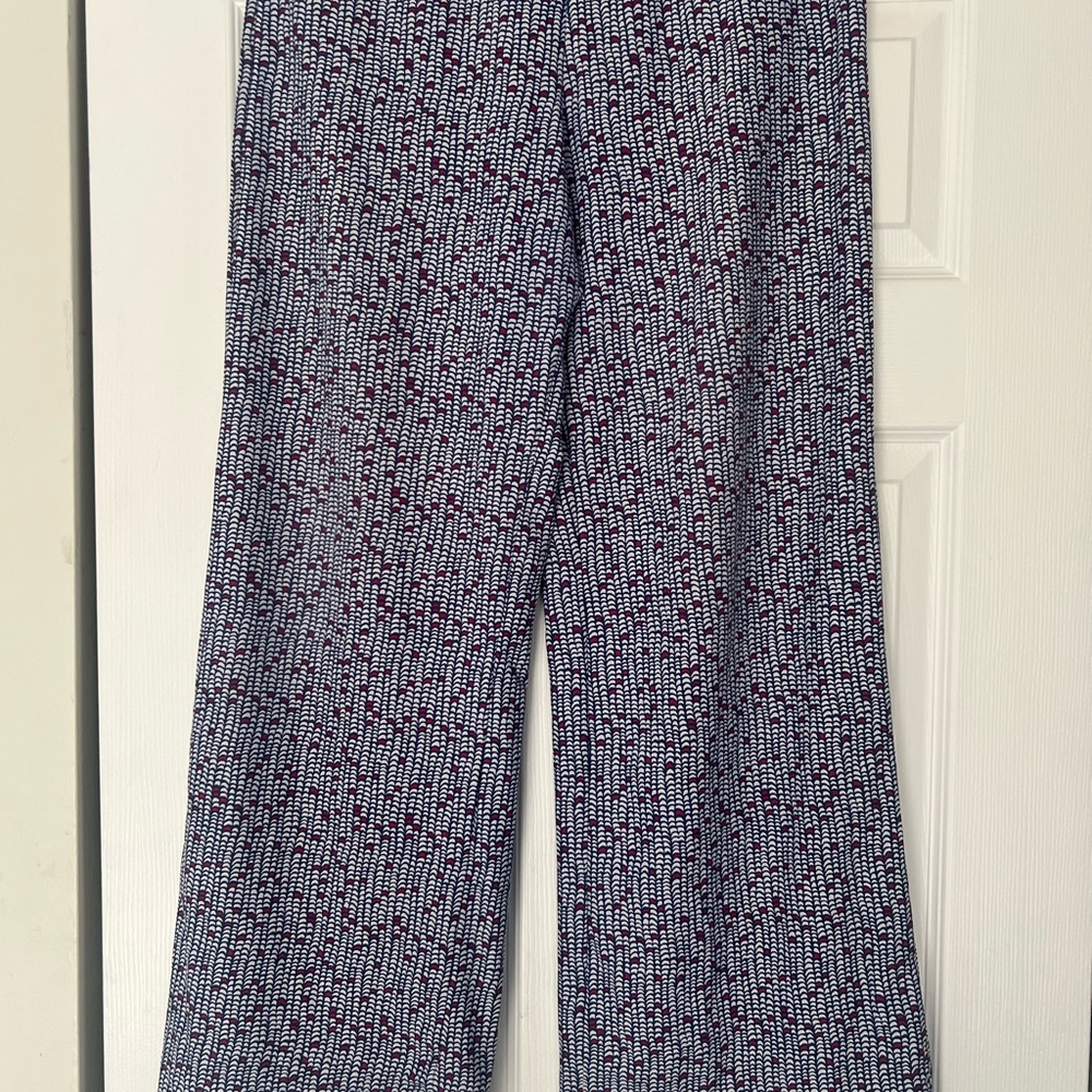 Patterned Black And White Pants - image 1